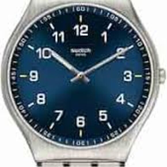 25- NIB SWATCH SKIN SUIT BLUE WATCH - Picture 3 of 7